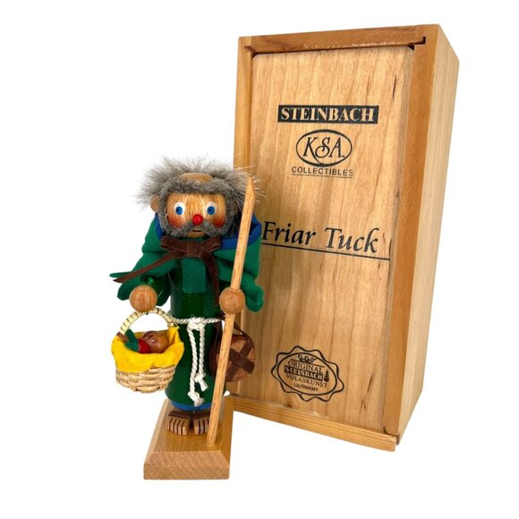 Steinbach Friar Tuck Mini Nutcracker Limited Edition Sherwood Forest 5" - Picture 1 of 11